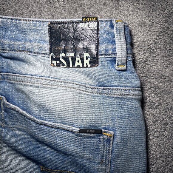 G-STAR Jeans Womens 30 (33x27) Blue Denim Arc 3D Kate Tapered - Picture 10 of 15